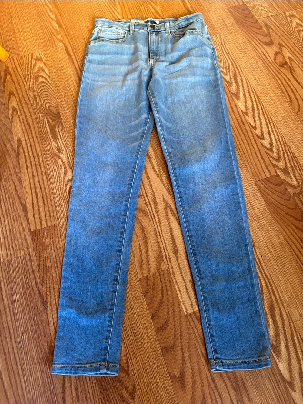 Levi's 720 High Rise Super Skinny Light Blue Skinny Jeans for Kids